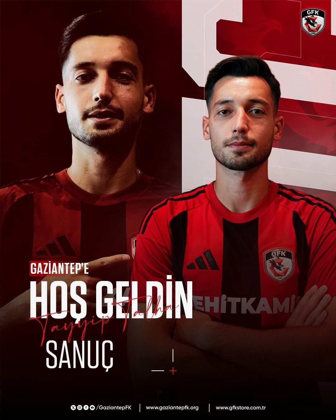 Gaziantep Futbol Kulübü, Beşiktaş forması giyen Tayyip Talha Sanuç’u kiralık