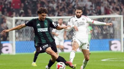 Trendyol Süper Lig’in 7. haftası kapanış maçında Beşiktaş, sahasında Kocaelispor