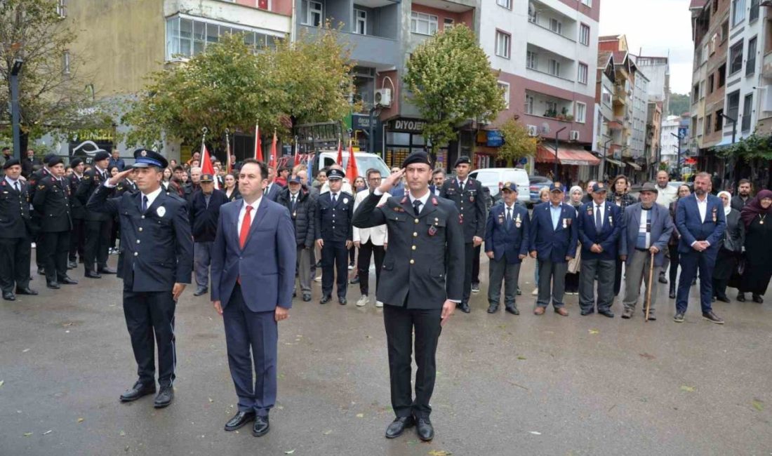 Sinop’un Türkeli ilçesinde 19 Eylül Gaziler Günü töreni gerçekleştirildi. Atatürk
