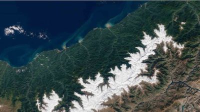 Doğu Karadeniz’in doğusunu kapsayan yüksek çözünürlüklü uydu görüntülerinde hafta sonu