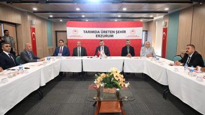 Erzurum Valisi Mustafa Çiftçi, Orman Bölge Müdürlüğü Toplantı Salonu’nda gerçekleştirilen