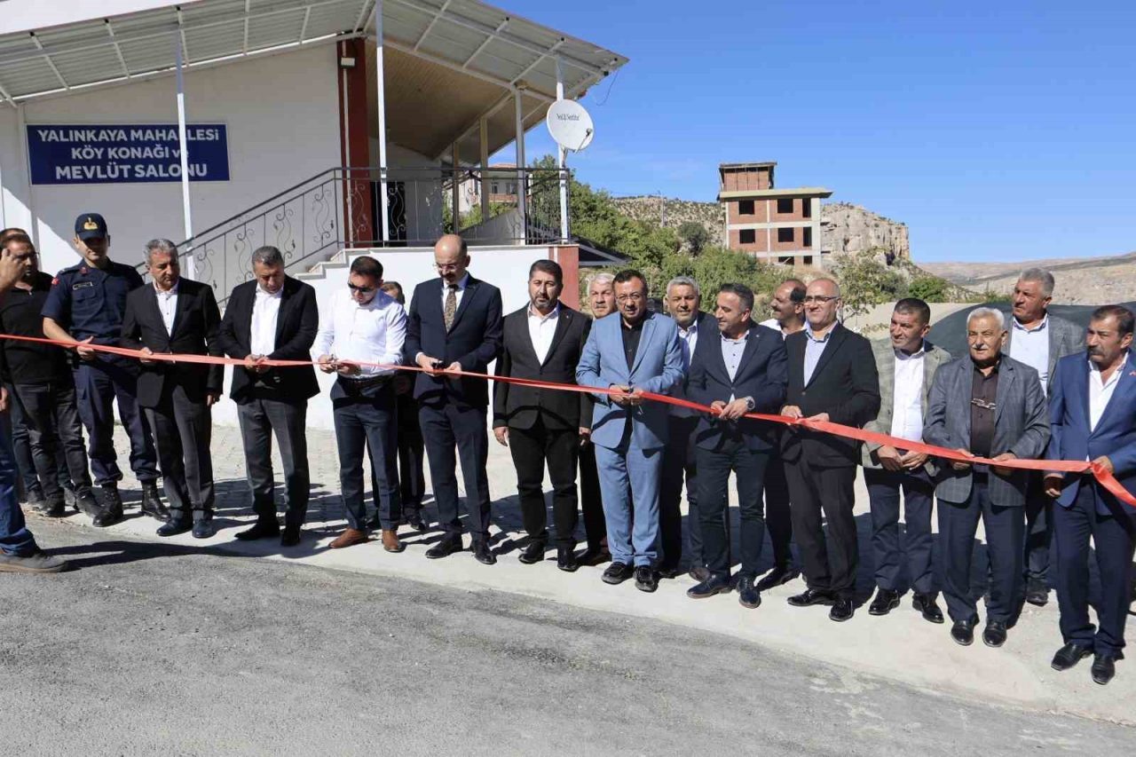 Malatya’nın Akçadağ ilçesine bağlı Yalınkaya Mahallesi’nde yapımı tamamlanan cami, köy