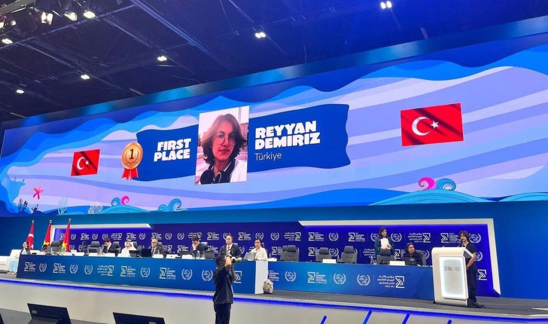 Erzincan Fen Lisesi 9. sınıf öğrencisi Reyyan Demiriz, yazdığı mektupla