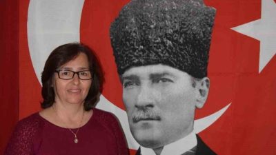 Cumhuriyet Halk Partisi (CHP) Yenipazar İlçe Başkanı Sergül Duransoy ve