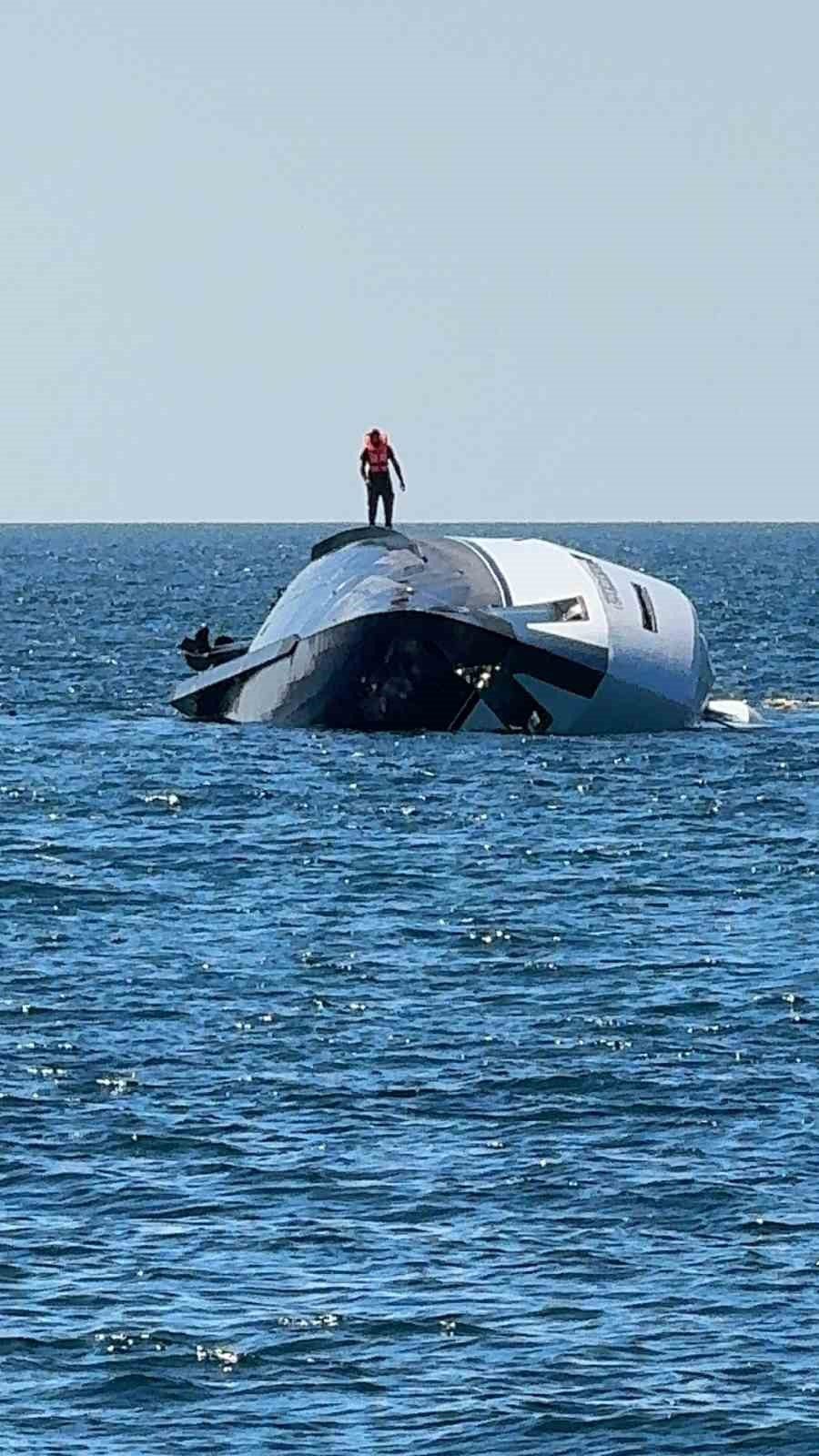 Karadeniz Ereğli’de yaklaşık 40 milyon lira değerindeki yat, denize açıldıktan