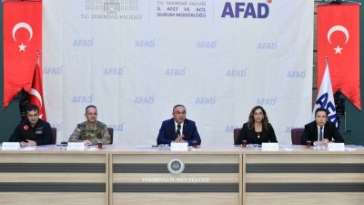 Tekirdağ’da 26 Kasım 2025 tarihinde yapılması planlanan 7.5 Mw büyüklüğündeki