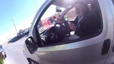 Bayburt’ta yol kontrol noktasında kimlik denetiminden geçen 76 yaşındaki Hüseyin