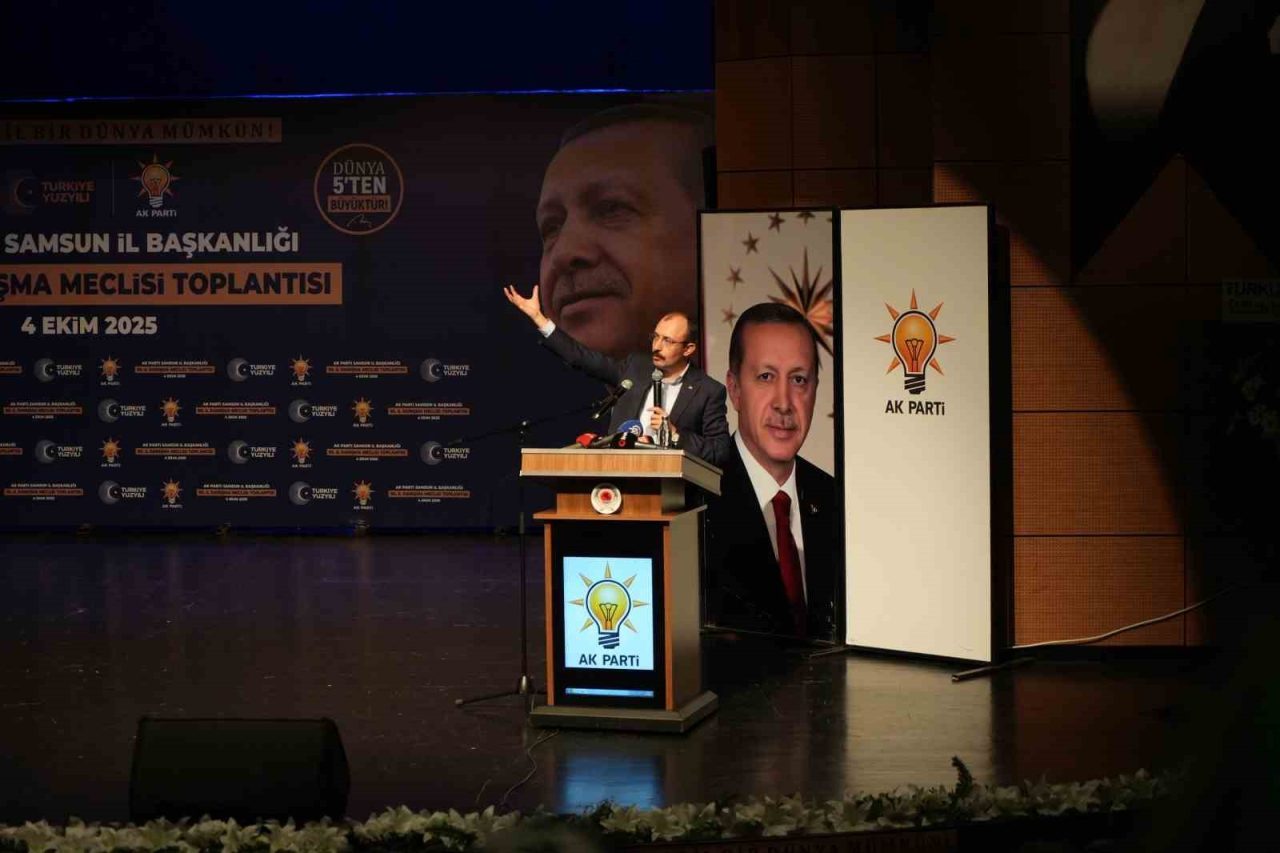AK Parti Samsun İl Danışma Meclisi Toplantısı’na katılan TBMM Plan