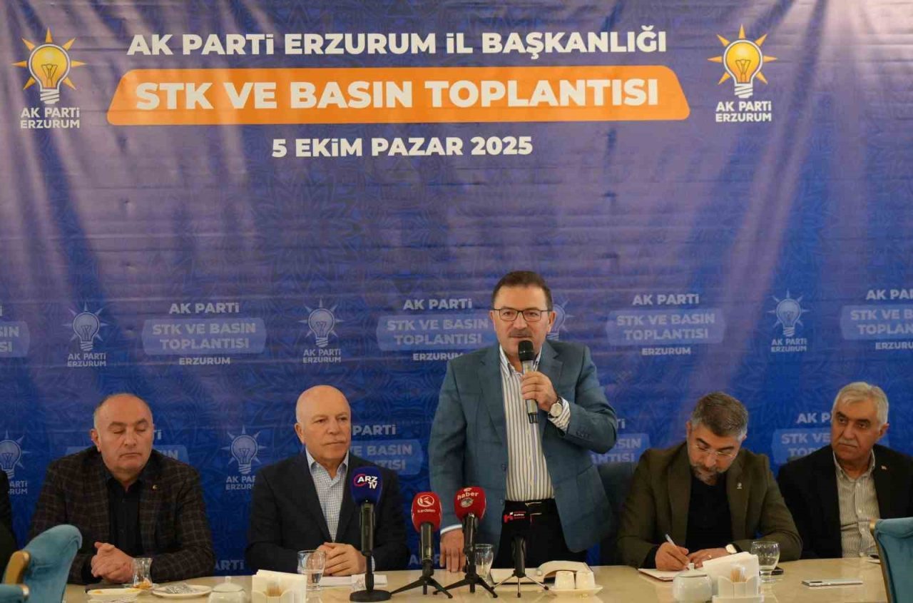 AK Parti Erzurum İl Teşkilatı, STK ve Basın buluşması içerikli