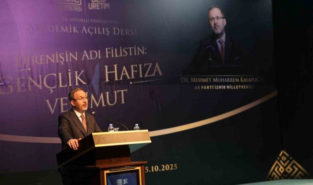 AK Parti İzmir Milletvekili Mehmet Muharrem Kasapoğlu, “Filistin davası bize