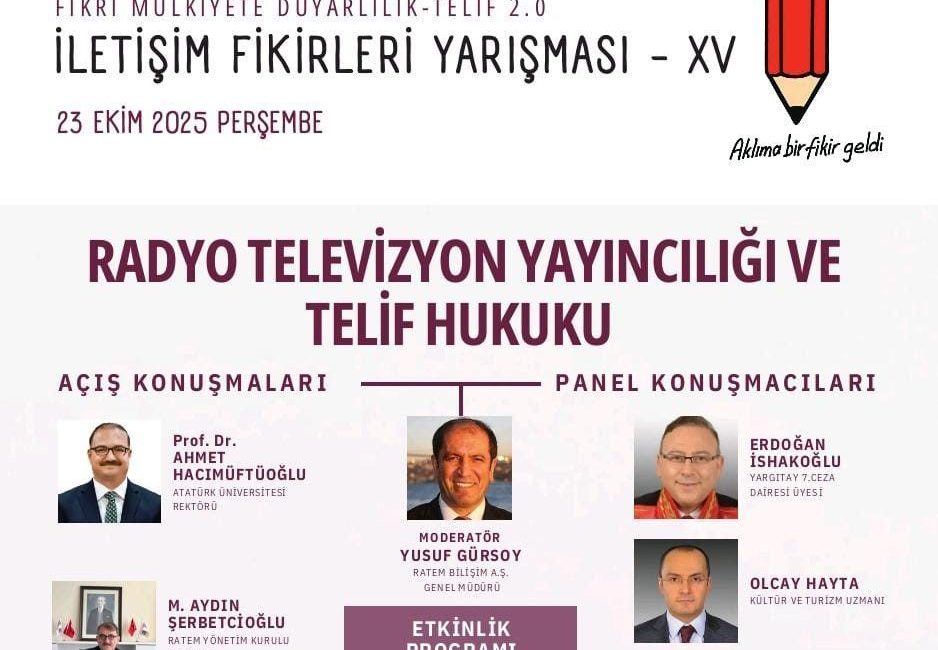 Radyo Televizyon Yayıncıları Meslek Birliği (RATEM) tarafından Kültür ve Turizm