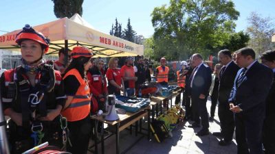 13 Ekim Dünya Afet Risklerinin Azaltılması Günü kapsamında, Antalya genelinde