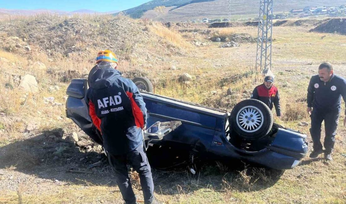 Ardahan’da otomobilin devrilmesi sonucu 4 kişi yaralandı. Edinilen bilgiye göre,