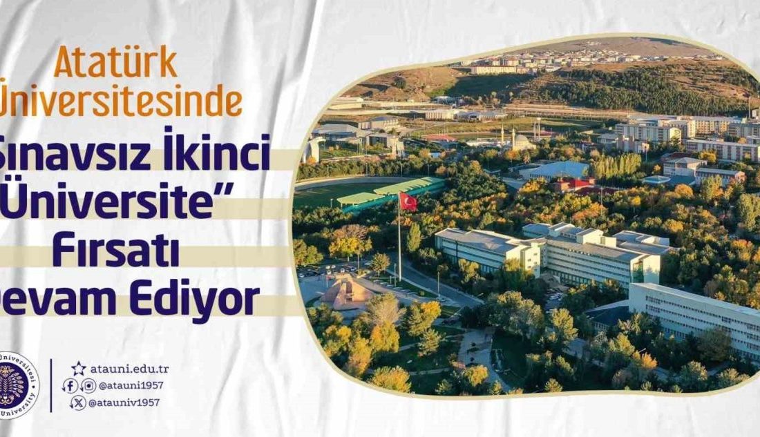Atatürk Üniversitesi, öğrencilerine ve mezunlarına kariyerlerini güçlendirecek yeni bir imkân