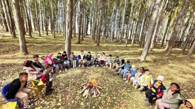 Aydıntepe Anaokulu, minik öğrencilerine doğayı tanıma ve sonbaharın değişen yüzünü