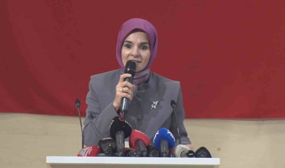 Aile ve Sosyal Hizmetler Bakanı Mahinur Özdemir Göktaş, kadına yönelik