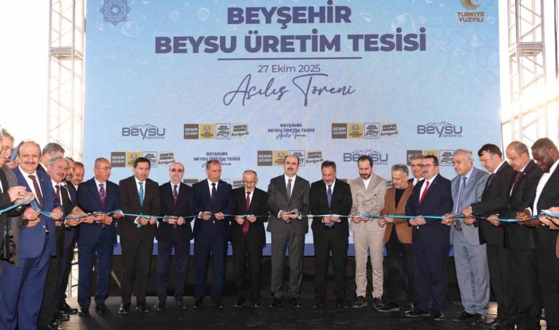 Konya Büyükşehir Belediyesi tarafından hayata geçirilen Beysu’nun yeni tesisleri hizmete