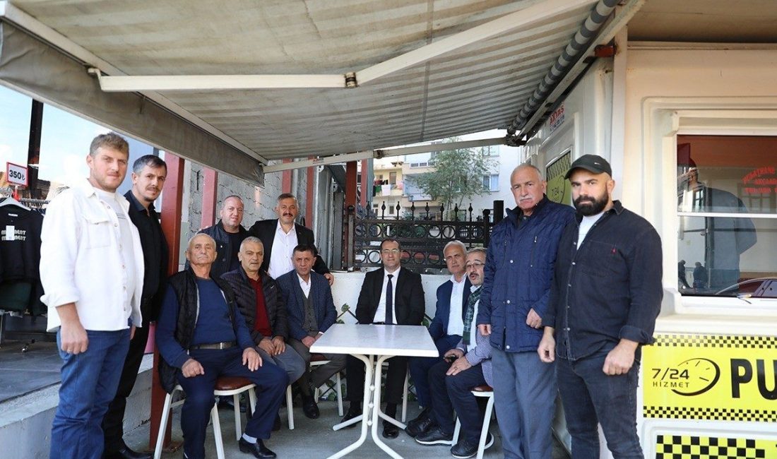 Haftaya esnaf ziyaretiyle başlayan Akçaabat Belediye Başkanı Osman Nuri Ekim,