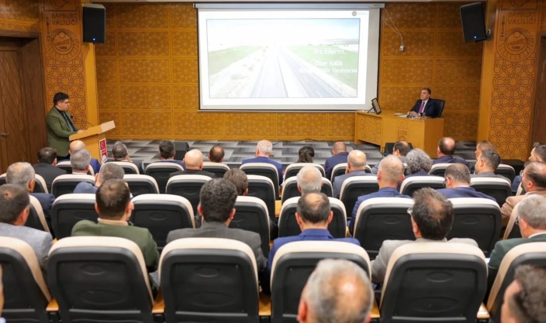 Bayburt’ta yürütülen kamu yatırımları ve projelerin ilerleme durumu 2025 yılı