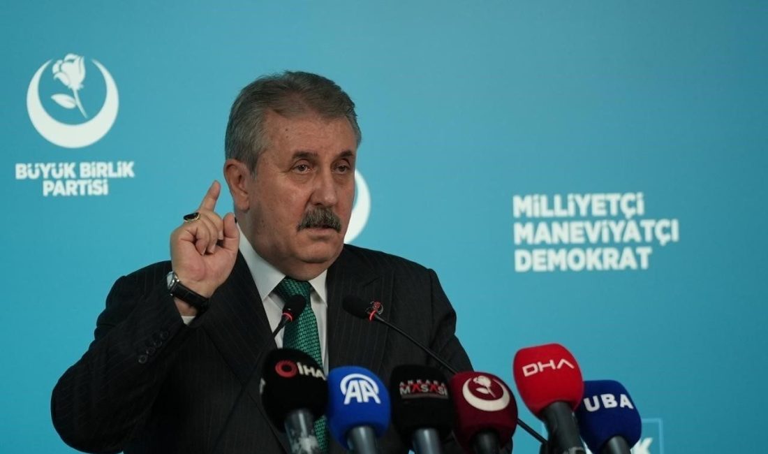 Büyük Birlik Partisi (BBP) Genel Başkanı Mustafa Destici, “Gazze’deki soykırımın