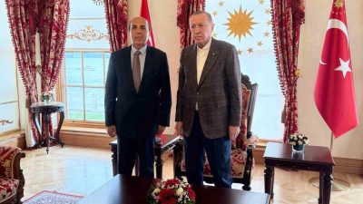 Cumhurbaşkanı Recep Tayyip Erdoğan ile Prof. Dr. Aydın Ayaydın, İstanbul