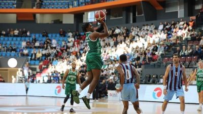 Bursaspor Basketbol Trabzon deplasmanında kazandı Türkiye Sigorta Basketbol Süper Ligi