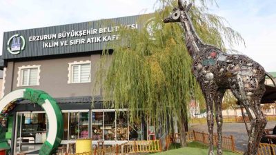Erzurum Büyükşehir Belediyesi’nin “Sıfır Atık Kafe ve Geri Dönüşüm Temalı
