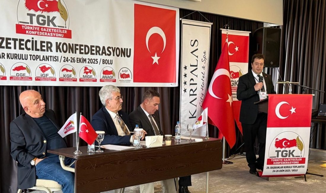 Türkiye Gazeteciler Konfederasyonu’nun (TGK) 29. Başkanlar Kurulu Toplantısı, 24-26 Ekim