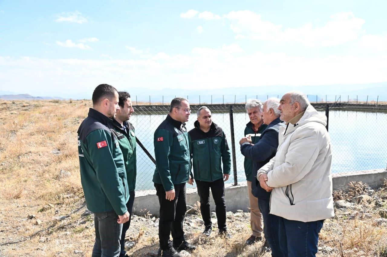 Bayburt merkeze bağlı Darıca köyünde gölet ve sulama taleplerine yönelik