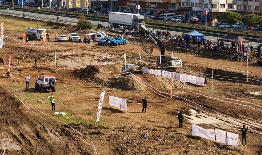 Trabzon’da deniz kenarında kurulan pistte gerçekleşen Off-Road Festivali nefesleri kesti.