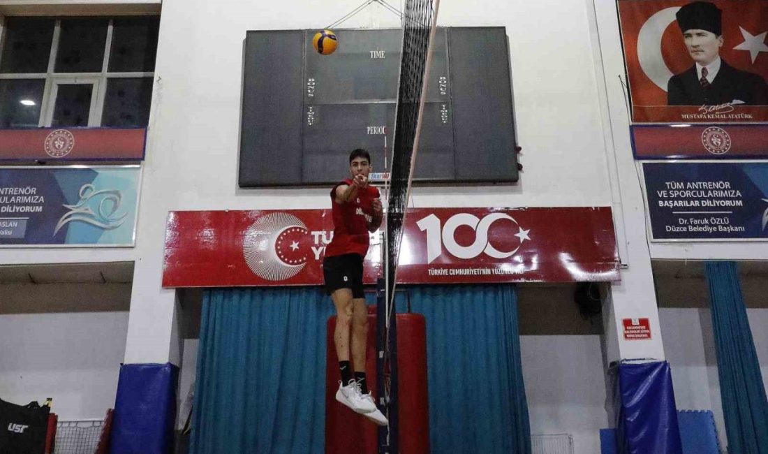 Türkiye Voleybol Federasyonu Erkekler 1. Ligi’nde mücadele eden Düzce Belediyesi