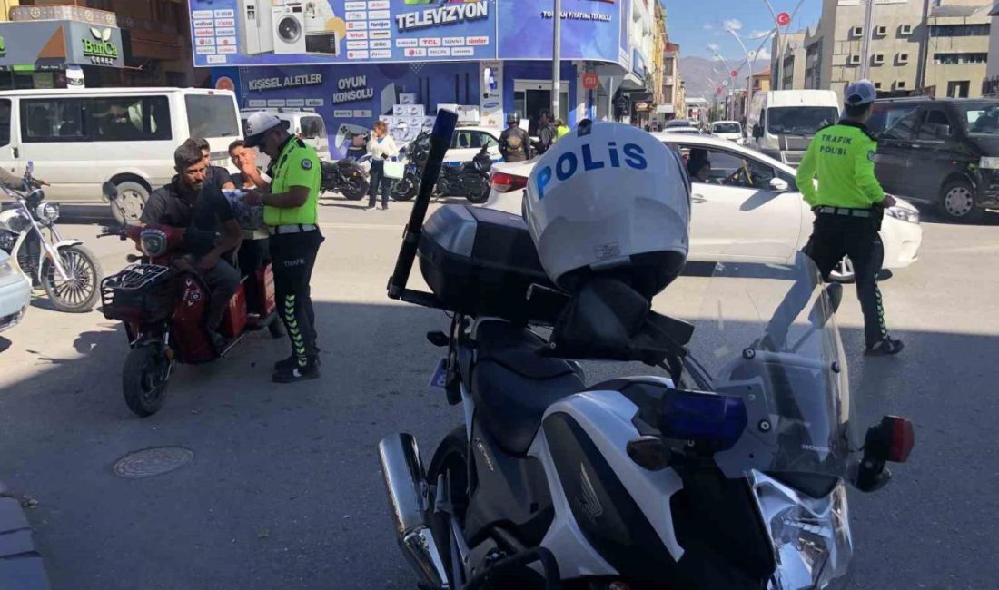 Erzincan İl Emniyet Müdürlüğü Trafik Denetleme Şube Müdürlüğü ekipleri tarafından