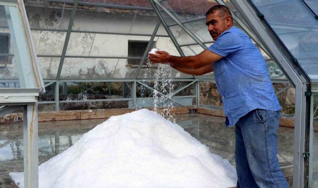 Erzincan’ın Kemah ilçesinden çıkarılan katkısız ve mineral zengini doğal Kemah