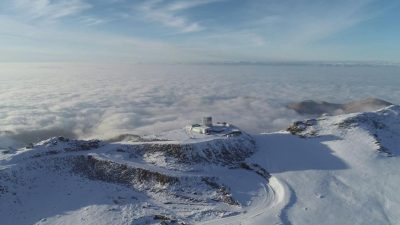 Erzurum’da dün etkili olan kar yağışı sonrası termometreler Palandöken Doğu