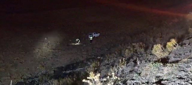 Erzurum’da otomobilin uçuruma yuvarlandığı kazada 1 kişi yaralandı. Palandöken Dağı’nda