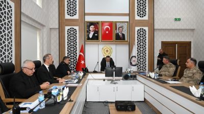 Erzurum Valisi Mustafa Çiftçi, ilin 9 aylık asayiş bilgilerini içeren