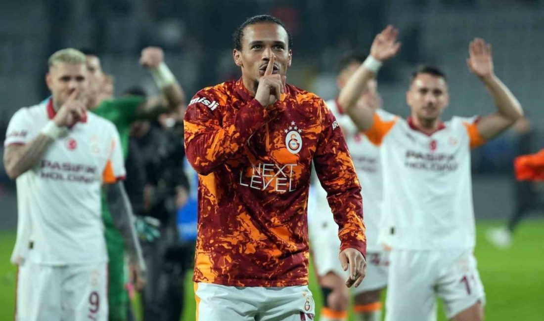 Başakşehir maçında 2 gol atan Galatasaray’ın Alman futbolcusu Leroy Sane,