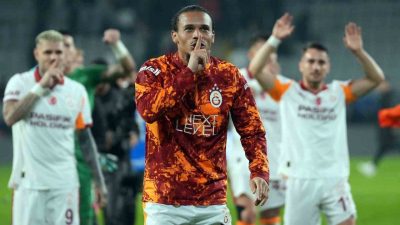 Başakşehir maçında 2 gol atan Galatasaray’ın Alman futbolcusu Leroy Sane,