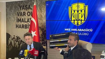 Ankaragücü Başkanı Gazi Ercüment Tekin, Olağanüstü Kongre öncesinde düzenlediği basın