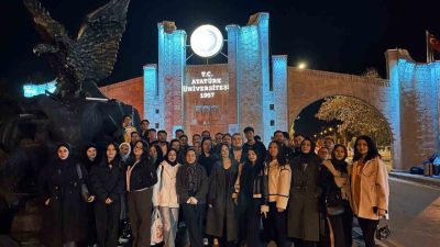 Atatürk Üniversitesi Hukuk Fakültesi’nde öğrenim gören genç hukukçular, mesleki gelişimlerine