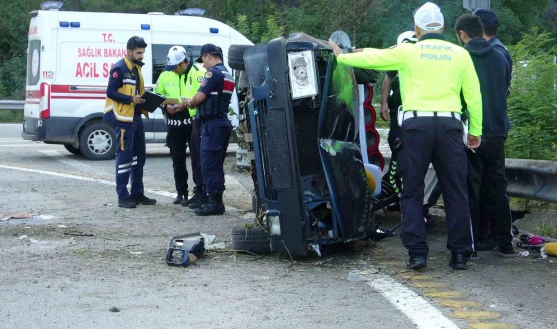 Giresun’un Keşap ilçesinde meydana gelen trafik kazasında 2 genç kız