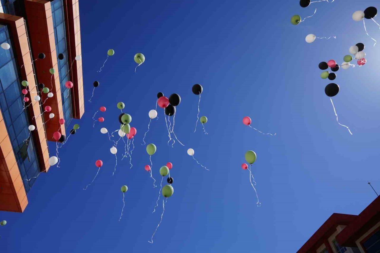 Gümüşhane Üniversitesi öğrencileri, Gazze’de yaşanan insanlık dramına dikkat çekmek amacıyla