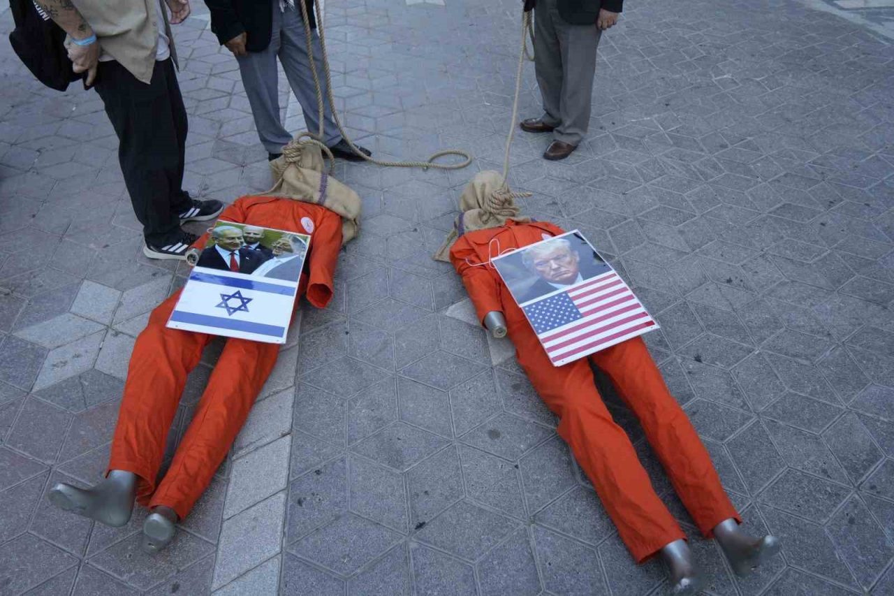 Gümüşhane’de 7 Ekim Aksa Tufanı Operasyonu’nun yıl dönümünde Gazze’ye destek