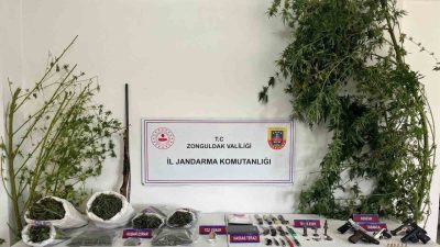 Zonguldak İl Jandarma Komutanlığı ekiplerince, Kdz. Ereğli ilçesinde “Narkotik Suçlarla