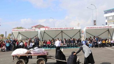 Cumhuriyetin ilanının 102. yıl dönümü Erzurum’un Karayazı ilçesinde coşkuyla kutlandı.