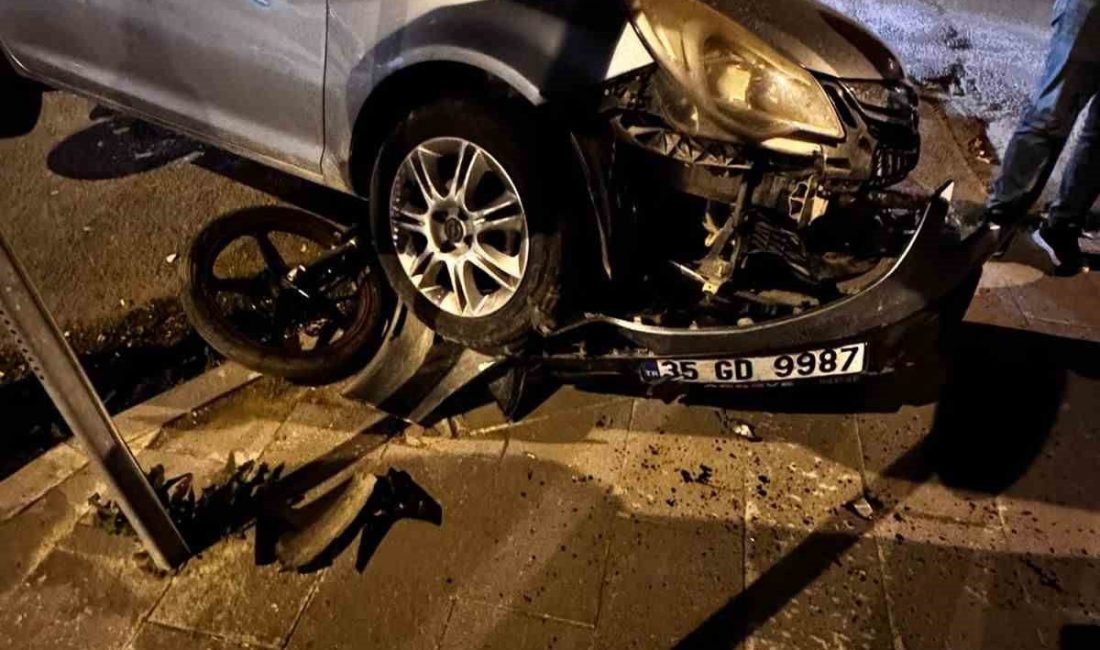 Kars’ta otomobil ile motosiklet çarpıştı. Kazada, şans eseri yaralanan olmazken