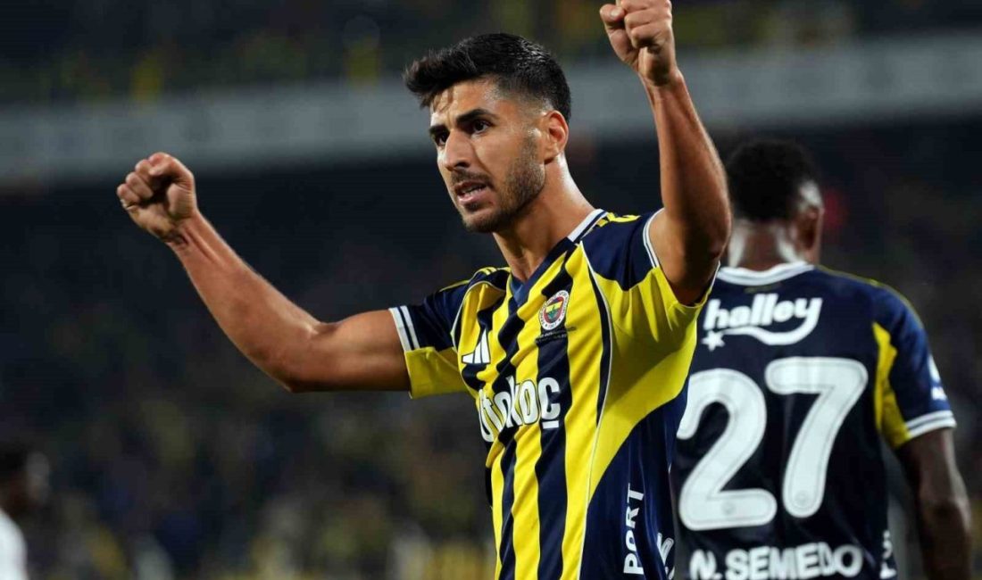 Fenerbahçe’nin İspanyol futbolcusu Marco Asensio, Fatih Karagümrük filelerine attığı golle