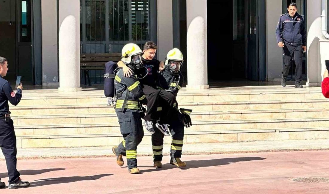 Muğla Odalar ve Borsalar Birliği Fen Lisesi, afetlere hazırlık bilincini