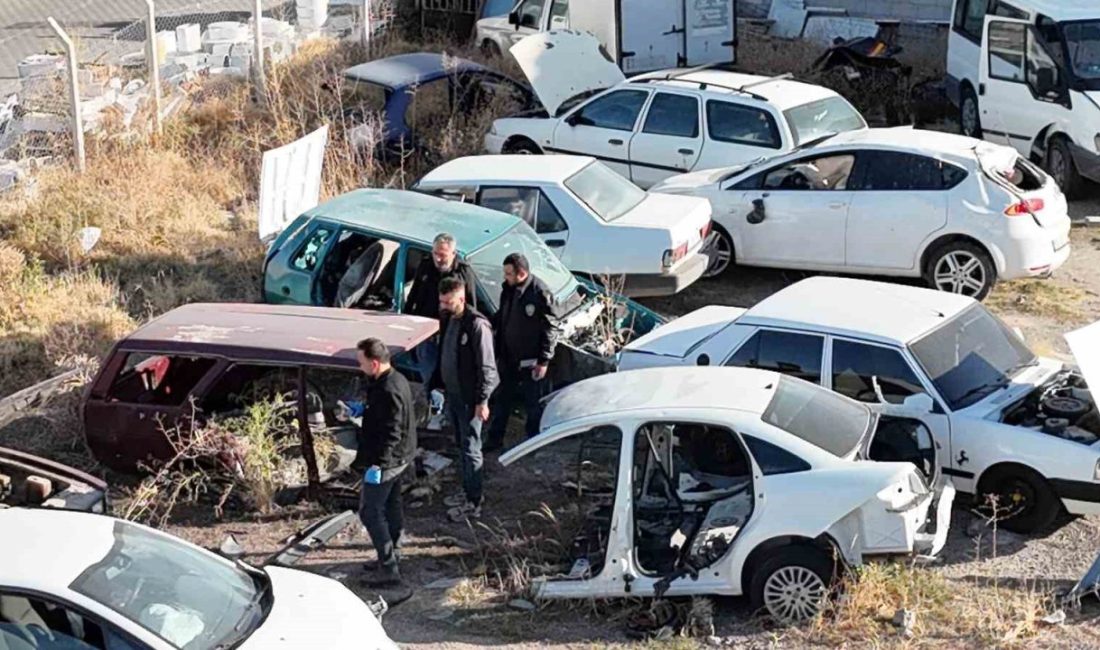 Nevşehir’de ağır hasarlı araçların şasi ve motor numaralarını hacizli veya