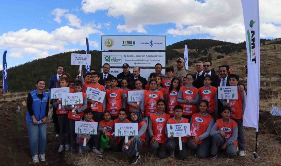 “Seksenbir İlde Seksenbir Orman” projesi kapsamında Erzurum’da sonbahar dikim töreni